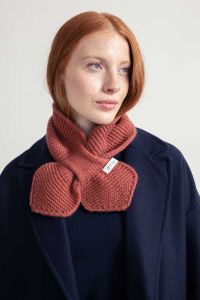 Echarpe tour de cou en cachemire recyclé | rose "britta - rosa pompelmo"