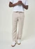 Pantalon en lin bio | beige "loose linen pant light feather gray"