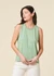 Débardeur en coton bio | vert sauge - WeDressFair Essentiels