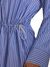 Robe chemise en coton bio | rayée "edith dress blue white st" - Samsoe Samsoe