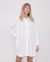 Robe chemise blanche en coton bio - oxford white - Organic Basics