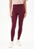 Legging rouge en coton bio - faribaa ruby red