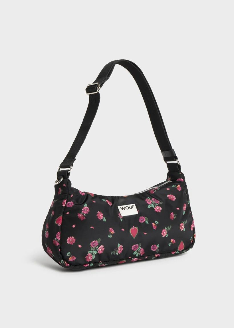 Sac matières recyclées | multicolor "bloom shoulder bag - bloom" - Wouf