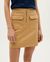Jupe camel en coton bio - camel jackie skirt