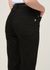 Pantalon droit en coton bio | noir "black nele pants" - Thinking Mu