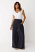Pantalon ample en tencel | noir "klodin trouser - black" - SKFK