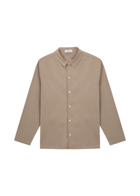 Veste en coton biologique | beige "smart jacket cotton b - taupe" - Unfeigned