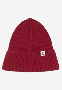 Bonnet rouge en coton et laine bio - maax