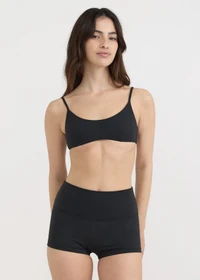 Shorty de bain en matières recyclées | "swim bikini shorts - black"