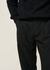 Pantalon droit à pinces en laine certifiée | noir "black pierre pants - black" - Thinking Mu
