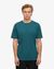 T-shirt manches courtes en coton bio | bleu vert "ocean green"