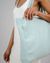 Tote bag turquoise en coton bio - bubble light morera - Brava Fabrics