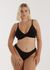 String en coton bio | noir "core thong black" - Organic Basics