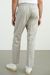 Pantalon droit en coton bio et lin | gris "max reed linen" - About Companions