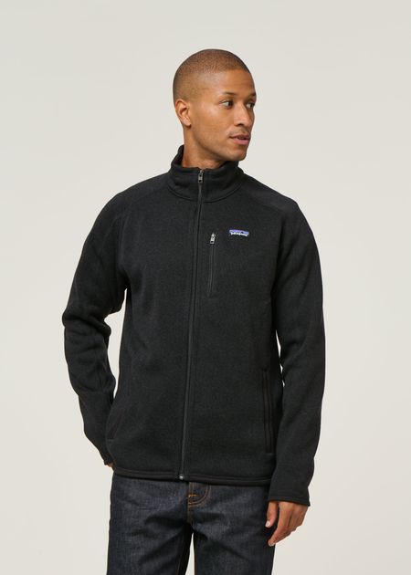 Veste polaire en matière recyclée | noir "better sweater jkt - blk" - Patagonia