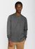 T-shirt manches longues en coton bio | gris "bo long sleeve henley dark grey melange"