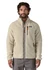 Veste polaire en matière recyclée | écru "retro pile jkt - plcn"