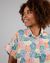 Chemisette à motifs en coton bio | multicolore "spring sleeveless blouse offwhite white" - Brava Fabrics