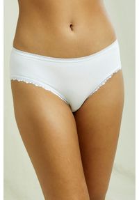 Culotte blanche en coton bio - lace hipster white
