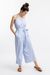 Combinaison bleu clair en tencel - strap jumpsuit sky blue