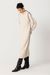 Robe en coton biologique | beige "vestido leda cream"