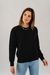 Sweat en coton bio | noir "deep black"