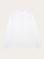 T-shirt boutonné en coton bio | blanc "bo long sleeve henley bright white" - Knowledge Cotton Apparel - 4