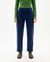 Pantalon droit marine velours en coton bio - navy corduroy nele pants