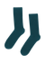Chaussettes hautes en coton bio |  ocean green