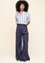 Pantalon à pinces ample en ecovero | bleu gris "kaayua - moonlight gray" - Armedangels