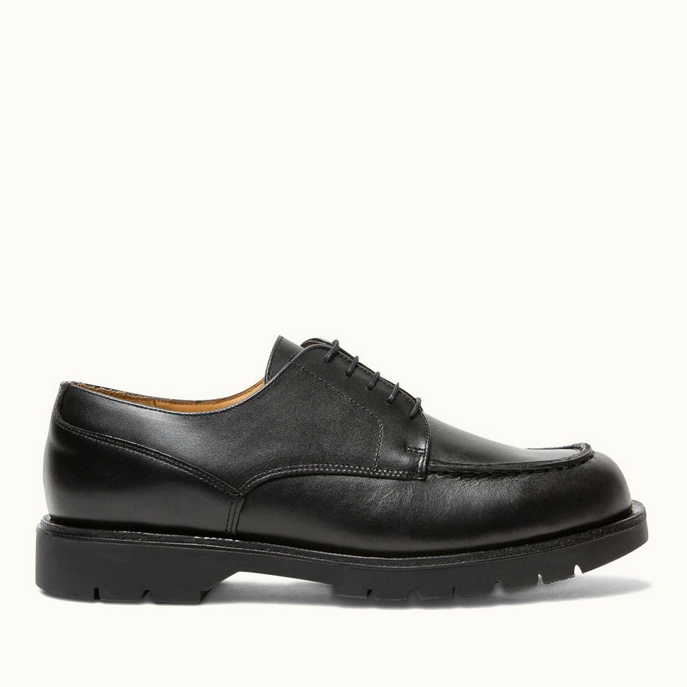 Derbies made in france en cuir certifié noir 