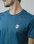 T-shirt bleu à écusson en coton bio - popeye - Brava Fabrics - 2
