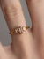 Bague en plaqué or certifié | "bague salomon - émeraude" - April Please - 3