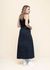 Jupe longue en denim de coton bio | noir "anna denim skirt black" - Nudie Jeans