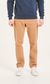 Pantalon chino droit camel en coton bio - chuck tuffet