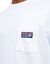T-shirt blanc avec poche en recyclé - boardshort label pocket - Patagonia