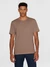 T-shirt en coton bio | marron "agnar basic t-shirt chocolate malt"