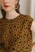 Top en tencel | marron "neraali leopaa - dark camel" - Armedangels