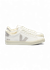 Baskets en cuir | beige et gris "campo winter - extra-white_light-grey" - Veja