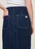 Jupe en coton biologique | bleu "boel painter denim skirt dark blue - dark blue" - Nudie Jeans