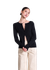 Gilet en coton biologique | "glimt - black" - Jan'n June