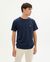T-shirt marine en coton bio - curry sol navy t-shirt