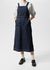 Robe en coton biologique | bleu "malwa workwear denim dress - dark blue" - Nudie Jeans