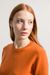 Pull col rond en laine recyclée | orange "maglia-laura-arancio becco d'oca" - Rifò