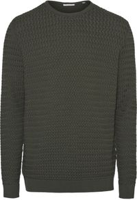 Pull vert forêt en coton bio - field