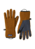 Gants imitation mouton en matière recyclée | marron "retro pile gloves shelter brown"