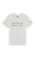 T-shirt blanc à imprimés en coton bio et coton recyclé - varennalf