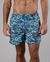 Short de bain en matière recyclée | multicolore "peanuts coast swimwear ocean blue"