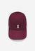 Casquette en coton biologique | bordeaux "yenaas bold - cranberry juice"