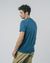 T-shirt bleu à écusson en coton bio - popeye - Brava Fabrics - 4